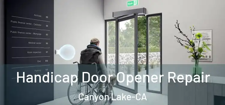 Handicap Door Opener Repair Canyon Lake-CA